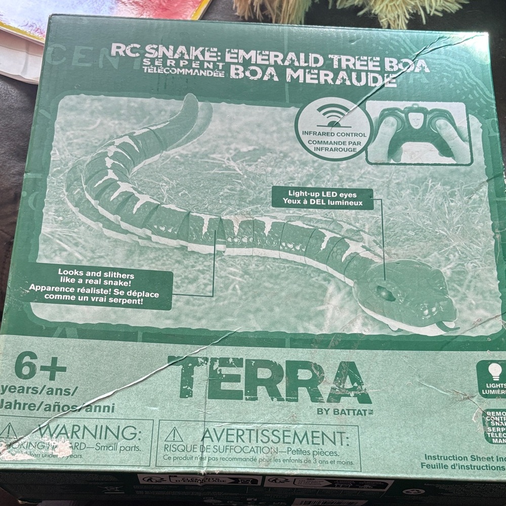 Terra Remote Control Snake Toy - Green